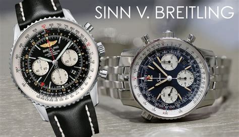 sinn navitimer vs breitling|breitling navitimer watch review.